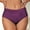 Purple, variant on Sunvit-Panties Womens High-Waisted Lace Briefs - Nylon Spandex, Comfortable Breathable, No-Roll Waistband, Green, Size L, for Everyday Wear & Light Activities