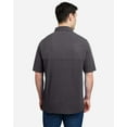 thumbnail image 3 of CORE365 CE112C Men's Fusion ChromaSoft™ Colorblock Polo-Carbon/ Carbon Heather-2XL, 3 of 6