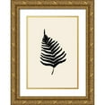 thumbnail image 1 of Uppsala Studio 18x24 Gold Ornate Wood Framed with Double Matting Museum Art Print Titled - Fern, 1 of 4
