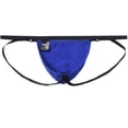 thumbnail image 3 of TANBOM Men's Double Thong Sexy Underwear Creative Design Fashionable Comfort Polyamide Fabric Blue XL, 3 of 6
