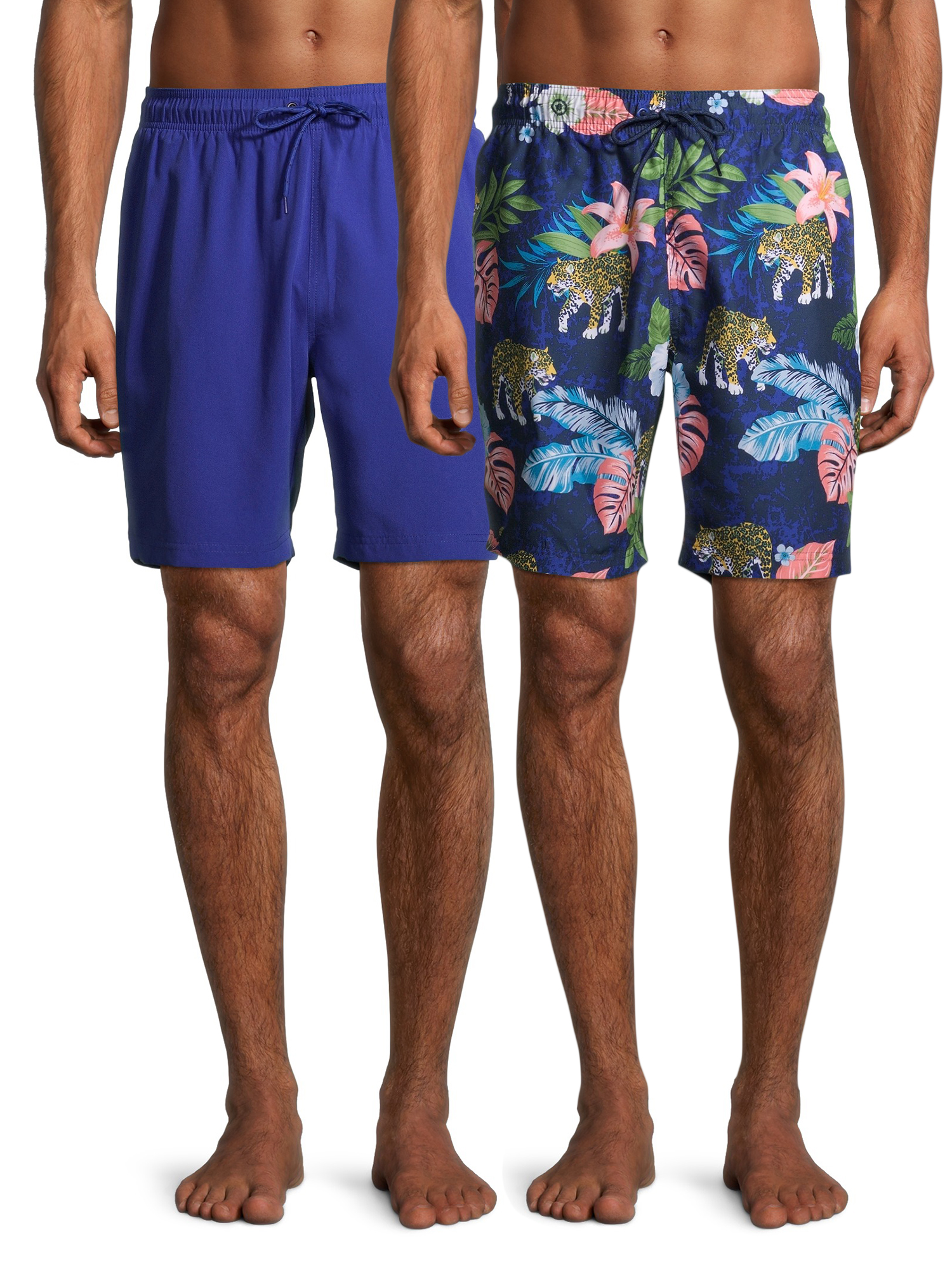 G-III Sports Mens Summer Quick Dry 3D Print Swim Trunks with Mesh Lining Swim Suit