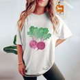 thumbnail image 5 of LEBONYARD Womens Summer Tops Shirts,Clearance Clothes under $5.00 fashion deals,Women's Fashion Summer Round Neck Drop Sleeves Leisure Short Sleeve Fruit Printing Tops White XXL, 5 of 7