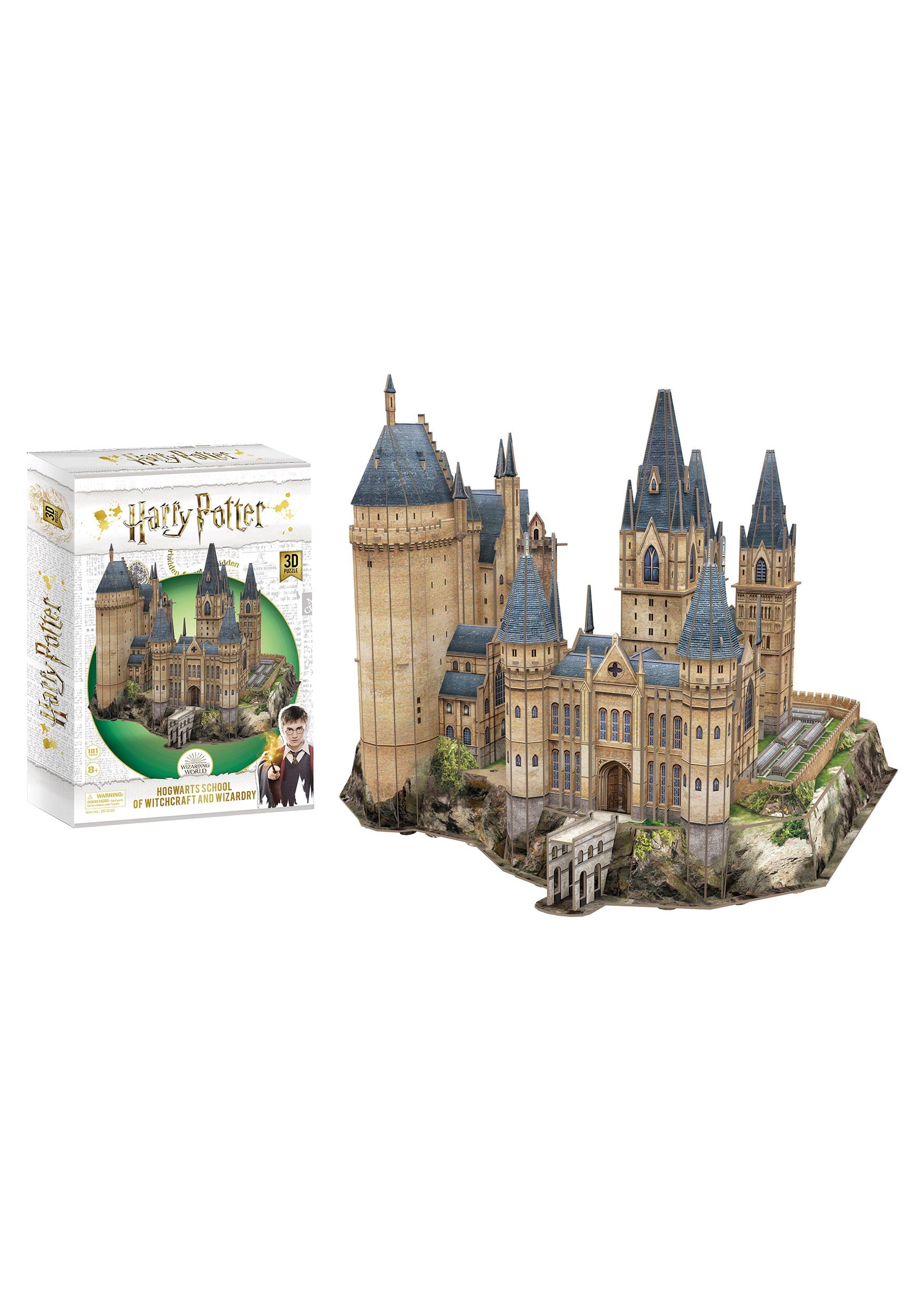 Paper Model Harry Potter Hogwarts Great Hall & Astronomy Tower 3D Paper Puzzle 