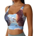 thumbnail image 2 of Fuzoiu Red And White Bird Couple Print Women's Sports Vest,U-Back Sports Tank,Gym Vests,Athletic Sleeveless Shirts,Exercise Undershirts,Yoga, Gym, and Dance Wear-XX-Large, 2 of 8