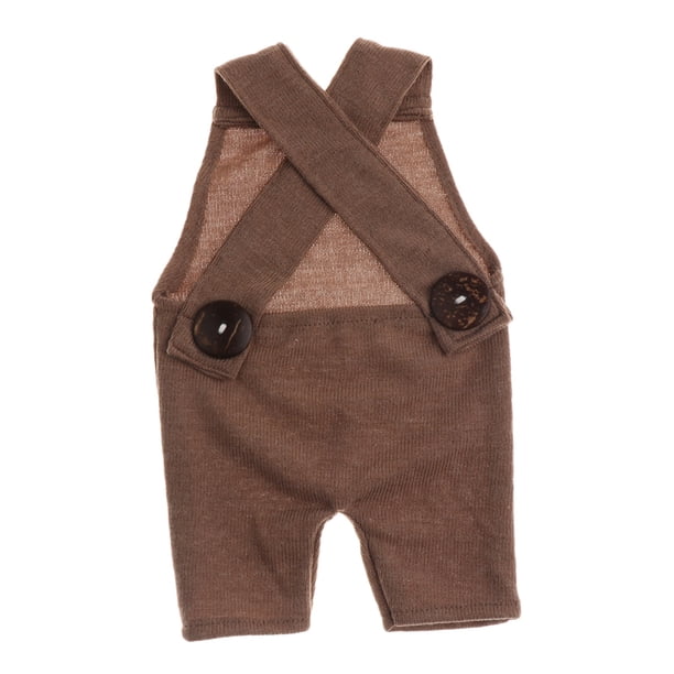 Traje de fotografía para bebé recién nacido, tejido a crochet, bonito Estilo 1-Khaki