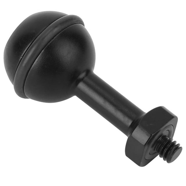Ball Head Base Mount Aluminum Alloy Diving Bracket Action Camera Ball Head Base Fill Light Holder Mount 1/4'' Screw