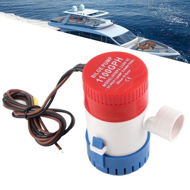 Bomba de Achique Sumergible DE, Accesorio para Barcos Marinos de Alta Resistencia G1100-01 Para Barcos, Estanques, Piscinas, Spas