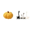 thumbnail image 1 of Cojín decorativo de cerámica con forma de jirafa y calabaza de Halloween, pieza central para sofá, dormitorio moderno y creativo, decoración para ofic, 1 of 8