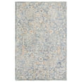 thumbnail image 2 of Laddha Home Designs 5' x 7.75' Hand Tufted Abstract Floral Area Throw Rug - Blue and Cream, 2 of 7