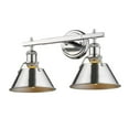 thumbnail image 2 of Yep by Golden Lighting Orwell 2-light Vanity in Chrome, 2 of 4