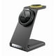 thumbnail image 2 of Soporte para teléfono de escritorio de 15 W y cargador inalámbrico 3 en 1 con carga rápida magnética para iPhone de Apple, 2 of 4