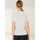 thumbnail image 5 of Allegra K Blusa de oficina de trabajo con cuello en V con estampado de puntos para mujer blanco L, 5 of 6