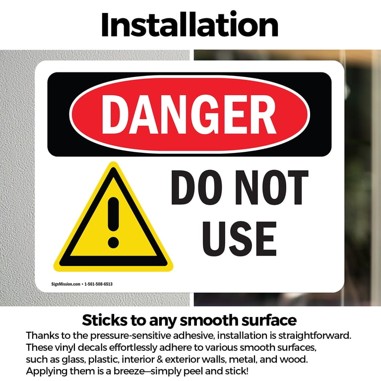 Photo ID Required Sign - 10x7 Inch Vinyl Decal, Weatherproof, Easy Peel & Stick