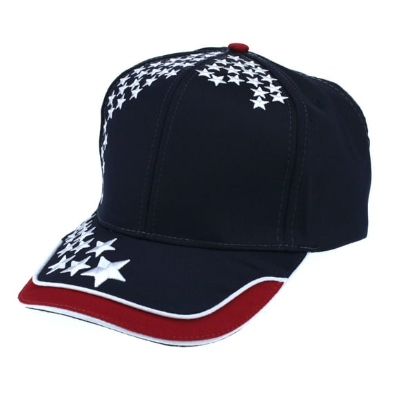 US Star Spangle American Flag Racer Cotton Baseball Cap