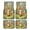 Forest Fox Character, variant on 4-Piece Car Floor Mats Set, Forest Fox Character Crystal Velvet Automotive Front & Rear Floor Liners, Universal Fit for Car, Truck, SUV