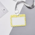 thumbnail image 6 of Cauagu Daisies Flowers for ID Badge Holder,Badge Holder with Windows Key Card Work Badge Sleeve for Office/ Factory/ID Credit Cards/Proximity Key Cards, 6 of 7