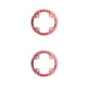 thumbnail image 3 of Greeniant Platos anchos estrechos 104BCD 36T 38T rueda de cadena aleación de aluminio a prueba de herrumbre 4 agujeros piezas de placa de Rojo 38T 2piezas, 3 of 6
