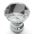 thumbnail image 2 of hickory hardware hh075855-glch gemstone collection glass w/chrome 1-1/4" diameter knob, dia, 2 of 5