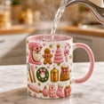 thumbnail image 5 of Christmas Mug for Hot Cocoa & Coffee - Holiday Ceramic Cup with Comfortable Grip, Home Office Christmas Drinkware, Gift Ready, 5 of 7