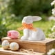 thumbnail image 5 of Uuiauoio 1 pc Mini Ceramic Rabbit Figurines, Porcelain Easter Bunny Decorations for Home, Tabletop Ornament, Tea Ceremony Pet, 5 of 6