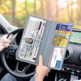 thumbnail image 7 of FINPAC Car Registration & Insurance Card Holder, Glove Box Card Organizer Wallet, Car Document Holder for Cards, Driver License & other Essential Documents, Ice Blue, 7 of 7