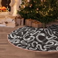 thumbnail image 6 of Kdxio Hand Drawn Snake Print Christmas Tree Skirt Christmas Xmas Tree Skirts Mat for New Year Holiday Christmas Party Decorations-48", 6 of 7