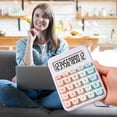 thumbnail image 4 of Aodebiao Cute Mini Desktop Calculator with Large Buttons, Portable Basic Function Calculator for Office Home Use, Math Calculator for Students Teachers, Standard Calculator, 4 of 8