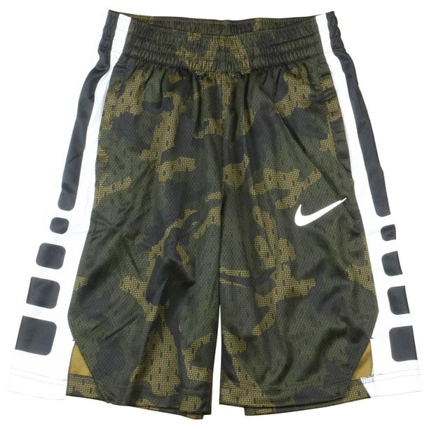 Nike Big Boys' (8-20) Elite Stripe Basketball Shorts (Dark Green ...