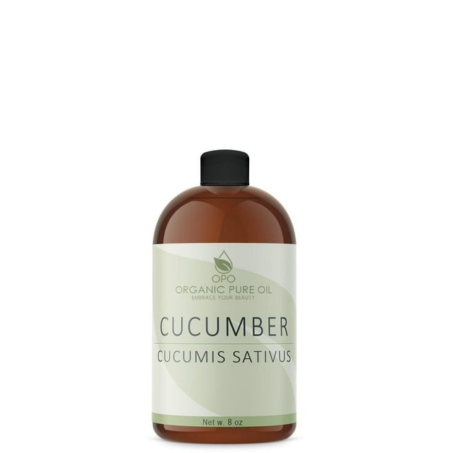 Aceite de Semilla de Pepino OPO 100% Puro 236 ml Prensado en Frío para Piel, Cabello, Uñas y Cuerpo