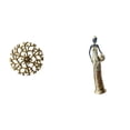 thumbnail image 1 of Escultura de metal para colgar en la pared, disco decorativo, figura africana, artesanía, resina, material de hierro, ideal para regalar y decorar el, 1 of 8