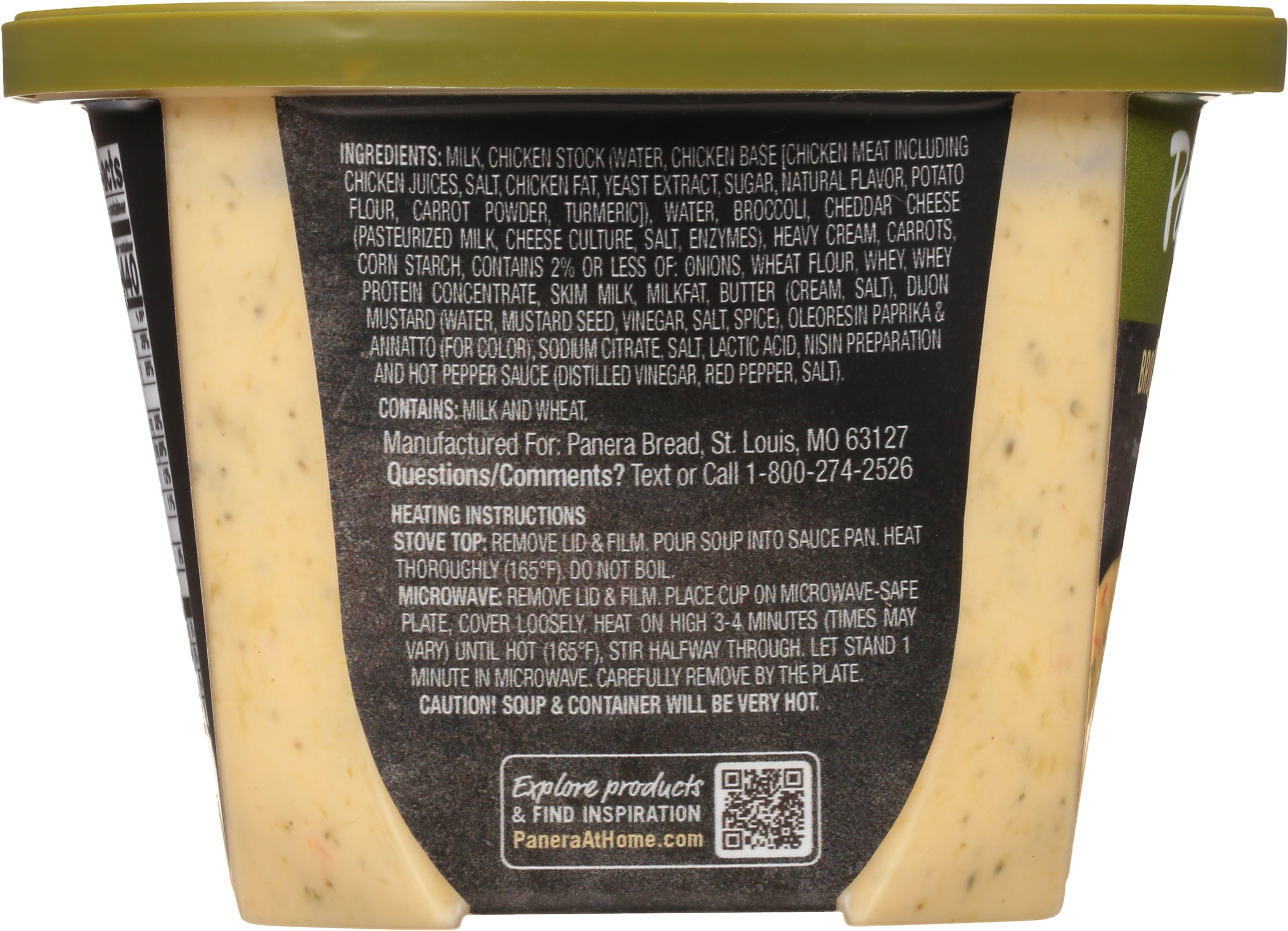 Panera Bread Broccoli Cheddar Soup - 16oz