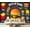 Color6, variant on Peel and Stick Wallpaper Western Fast Food Restaurant Wall Mural 3D Snack Bar Pizza Industrial Modern Art Wall Mural Decor Self Adhesive and Removable 69in x 98in