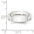 thumbnail image 7 of Platinum 5mm Half-Round Featherweight Band Ring Size 6.5, 7 of 7