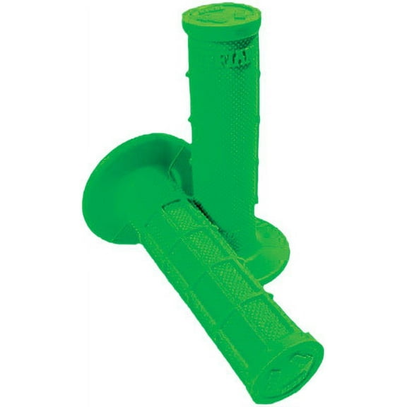 ODI MX Single-Ply Half Waffle Grips, Green