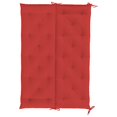thumbnail image 4 of vidaXL Coussins de Banc Intérieur/extérieur 2 Pcs, Antidérapants, Hydrofuges, Rouge 59.1"x19.7"x2.8", 4 of 6