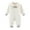 ZI White, variant on Baby Boys' Footies & Rompers Bowknot Romper Boys Girls Solid Long Sleeve Winter Fashion Jumpsuit Romper Baby Boy Coming Home Outfit White 12 M-18 M
