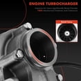 thumbnail image 4 of A-Premium Complete Turbo Turbocharger Kit, with Gasket, Compatible with Dodge Ram 2500 3500, 1996 1997 1998, 5.9L Automatic Transimission, Replace# 3539369, 3802992, 4 of 9