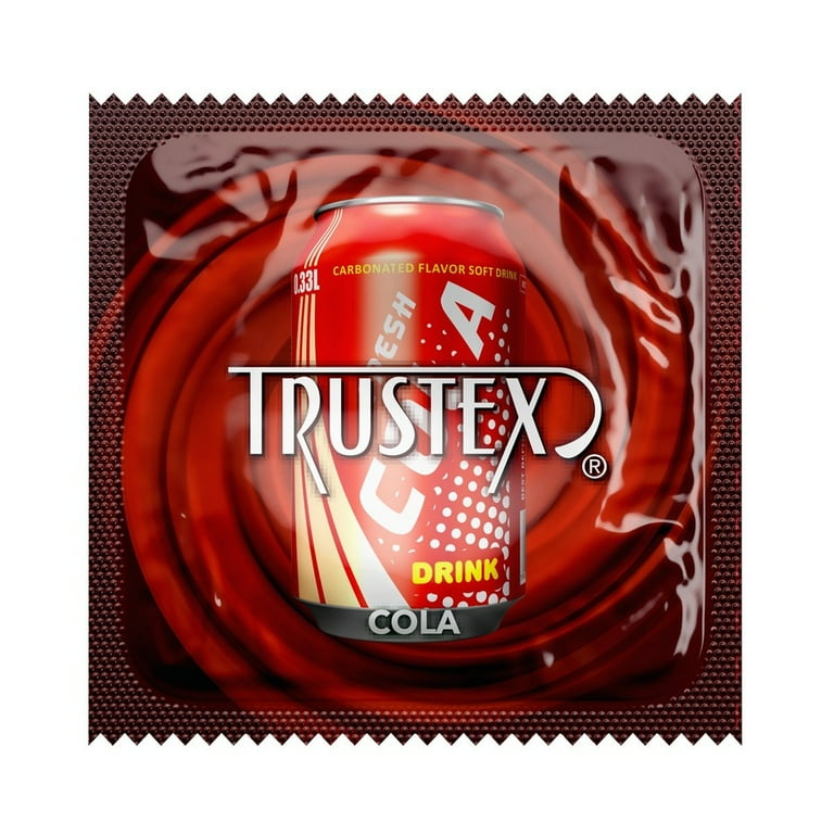 Trustex Flavored Lubricated Condoms - 3 Pack - Cola HSA/FSA Eligible -  Walmart.com