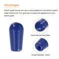 thumbnail image 4 of 10Pcs Guitar 3 Way Pickup Switch Tip M3.5 Plastic Toggle Switch Knobs LP Electric Guitar, Blue, 4 of 5