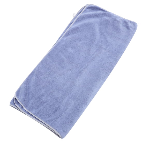COOPHYA Multi Function Blue Coral Fleece Bath Towel Set Extra Large for Pool Hotel Use