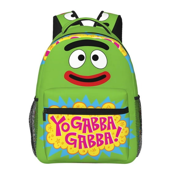 Yo Gabba Gabbaland Backpack Lightweight Bookbag Casual Daypack For Women Men Travel Laptop Bag Multifunctional Bag