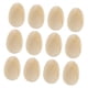 thumbnail image 3 of 12 huevos de madera para manualidades, huevos hechos a mano, juguetes de comida, decoración de huevos, marrón, 3 of 8