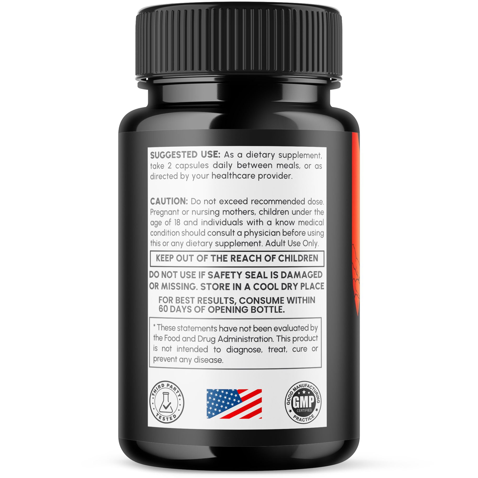 Primal Storm Advanced Formula Natural Supplement Pills for Max Strength PrimalStorm 180 Capsules