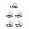 thumbnail image 2 of bedienty Toothbrush Holder Removable Wall-mounted Waterproof Self-adhesive Toothpaste Shaver Rack Indoor Storage Bracket Transparent Grey 5Set, 2 of 6