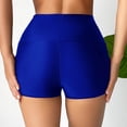 thumbnail image 4 of YHAJDS Swim Shorts Women Solid Color 3 Inseam Side Cut Out Leisure Swim Bottoms, 4 of 5