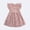 Pink, variant on Girls Lace Hollow Out Summer Dress Sleeveless Party Gown with Flutter Sleeves for Toddler Kids Mommy and Dresses Matching Set 1-2 Years