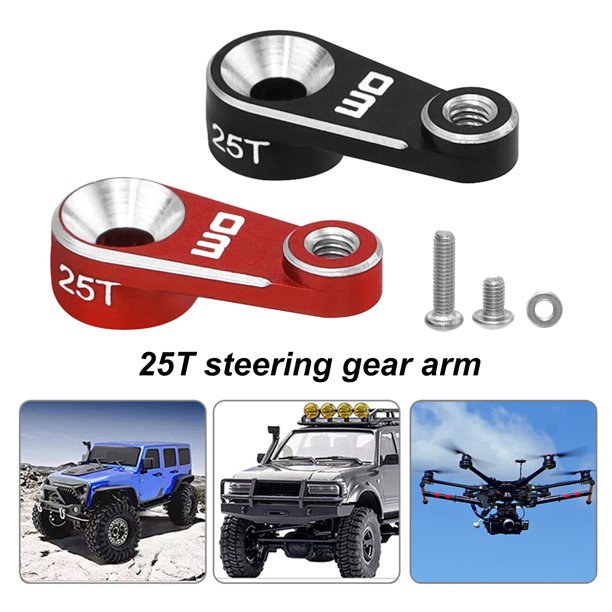 Brazo Servo 25T Servo Arm Servo Horn Reemplazo RC Servo Arm Horn para 1/18 TRX4M RC Crawler