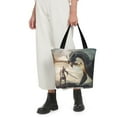 thumbnail image 4 of Defioc Swordsman Cool Dragon Print Tote Bag for Women,Shoulder Bag with Zipper Casual Tote's Handbag Big Capacity Shoulder Bag with Inner Pocket Fit for Shopping,Office,Travel, 4 of 7