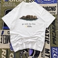 thumbnail image 3 of National Geographic Otter Graphic T-Shirt, Vintage 90s Y2k Style Top, 3 of 6