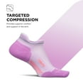 thumbnail image 5 of Feetures Elite Max Cushion No Show Tab Ankle Socks - Sport Sock with Targeted Compression - Orchid Sunset, M (1 Pair), 5 of 7